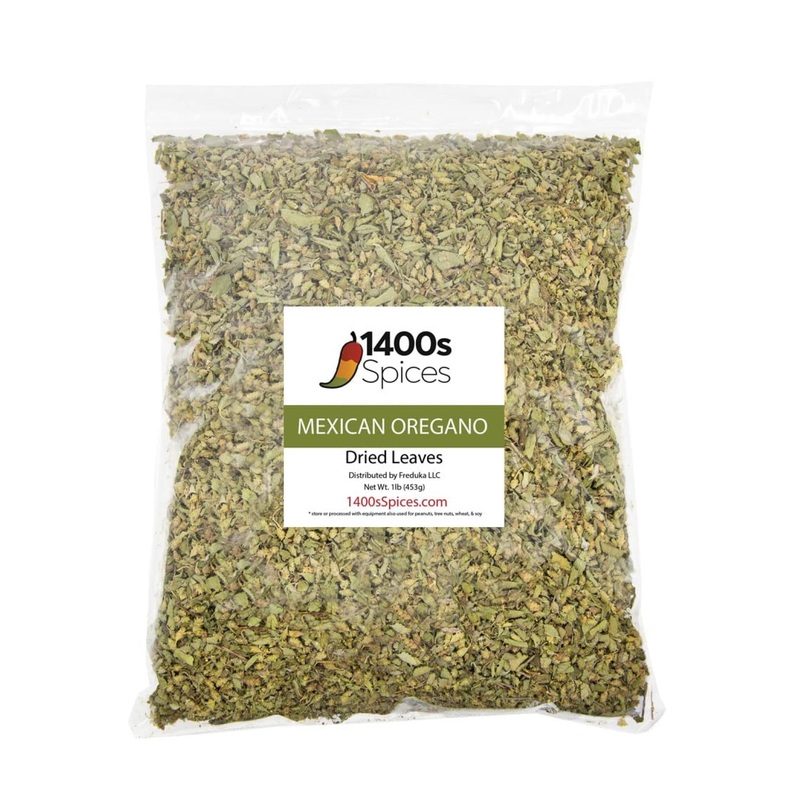 1lb Dried Mexican Oregano: Perfect for Taco Seasoning, Tamales, Meats & More – 1400s Spices